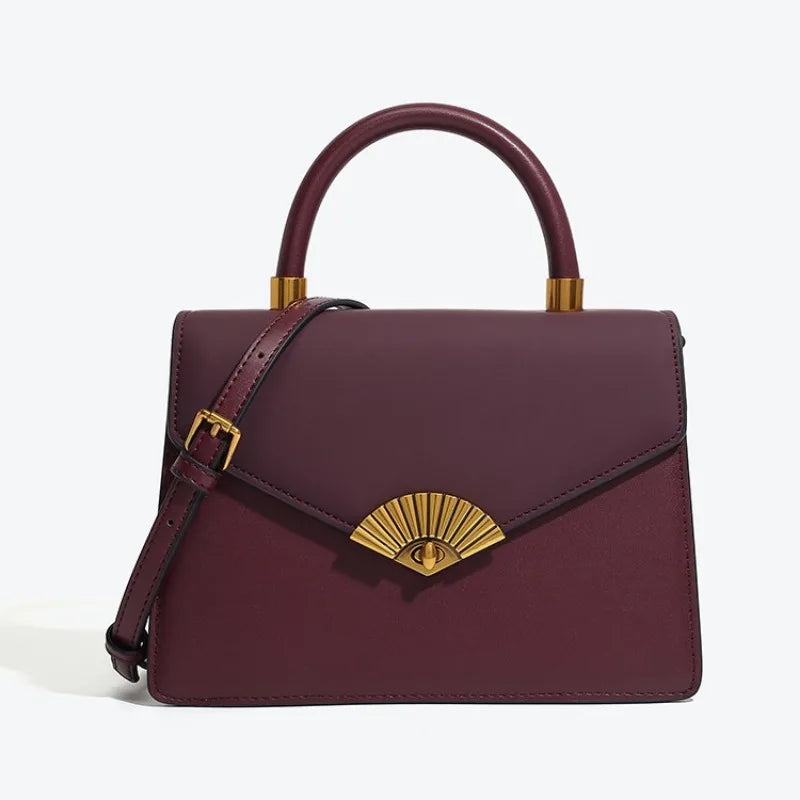 High-quality Ladies Spring and Summer 2025 New Niche Design Fashion Manual Bill of Lading Shoulder Diagonal Bag