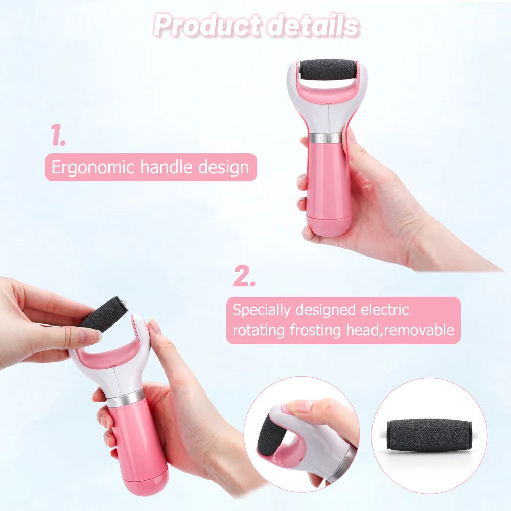 USB Electric Foot File Foot Pedicure Tools Grinder Dead Skin Callus Remover for Hard Cracked Remove Exfoliate Machine Foot Care