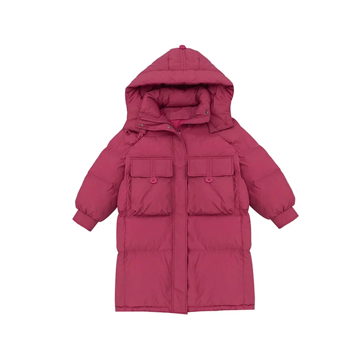 Girls Winter Coat 2025 New Fashionable Childrens Winter Cotton Jacket Little Girl Cotton Coat