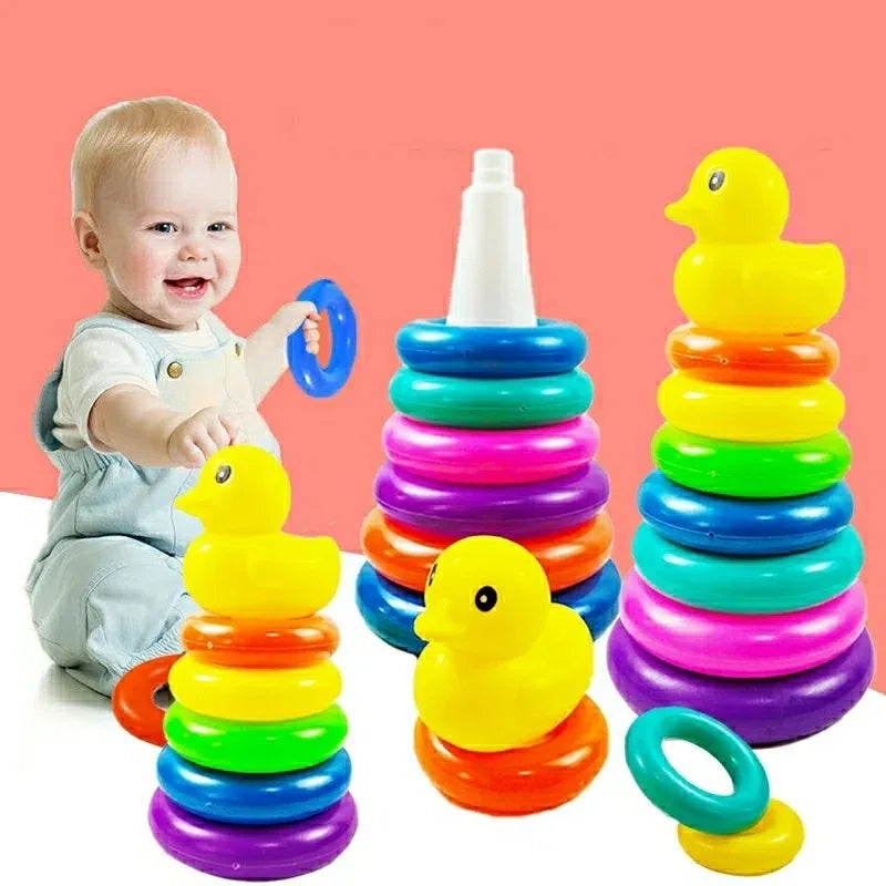 Montessori Baby Toy Rolling Ball Tower Montessori Educational Games For Babies Stacking Track Baby Development Toys 1 2 3 Years (Toy)