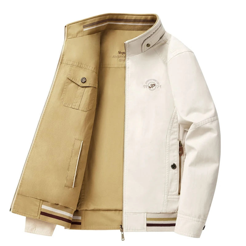 DIMUSI Double-Sided Military Jacket