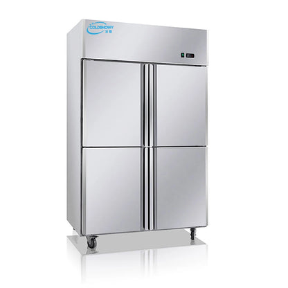 Air Cooling 4 Door Upright Commerical No Frost Upright Freezer Kitchen Upright Freezer Refrigerator Factory Price