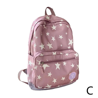 Star Backpack For Women Men, 17 Inch Star Laptop Backpack College Bag Cute Travel Backpack Student Back To School Casual Bo U1E8