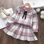 Bear Leader Baby Girl Clothes Set Sweet Outfits Autumn Winter Kids Girls Long Sleeve Knitted Embroidery Sweater + Skirt 2pcs Set