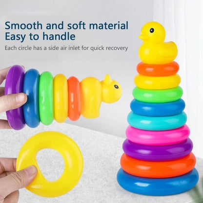 Montessori Baby Toy Rolling Ball Tower Montessori Educational Games For Babies Stacking Track Baby Development Toys 1 2 3 Years (Toy)