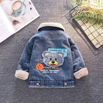 New Winter Fashion Baby Girl Coat Children Boys Thicken Warm Jacket Kids Coat Toddler Casual Cotton Costume Infant Sportswear