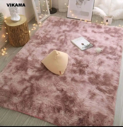 VIKAMA Modern Minimalist Luxury Living/Bed Room Carpet Silk wool Sofa Coffee Table Bedroom Bedside Non-slip Easy-to-clean Carpet