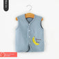 Baby Vest Spring and Autumn Thin Cotton Girls' Sweetheart Waistwear Neonatal Belly Care Boys' Horse Jacket Children's Vest