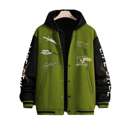 Men's Spring and Autumn Baseball Jacket