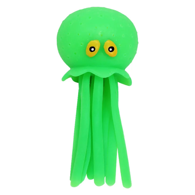 6 Colors Sponge Absorbent Octopus Baby Bath Toys Squeezing Stress Relief Toys Summer Swimming Pool Play Water Toy for Children