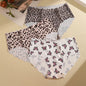 3Pcs Seamless Women's Panties S-XXL Sexy Butterfly Briefs Fashion Leopard Heart Breathable Female Comfortable Cozy Sexy Lingerie