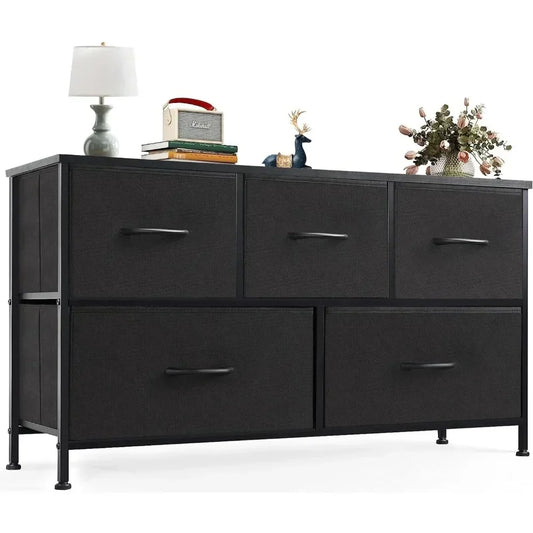 Dresser for Bedroom, Storage with Organizer Closet Chest Small Clothes Fabric Cabinet