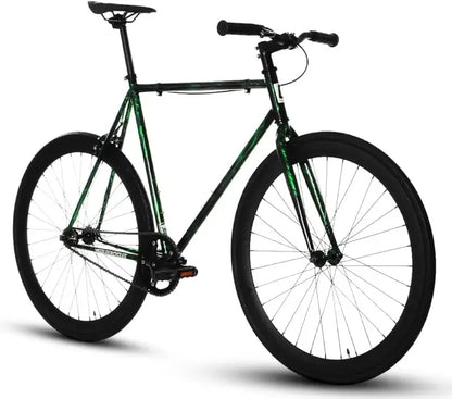 Fixed Gear Single Speed - Perfect Urban Commuter Bicycle With Front Rear Brakes - Ideal For Teens And Adults