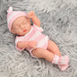 New Silicone Reborn Dolls 20cm Baby Reborn Toys Waterproof Vinyl Bebe Doll Cute Mini Newborn Baby Doll For Girls Birthday Gift (Toy)