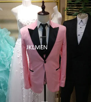 Men 3 Pieces Suits For Men Custom Made Groom Groomsmen Tuxedos Wedding Men Suit Terno Masculino(Jacket+Pant+Vest)