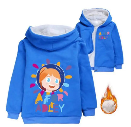 New Girls Winter Jacket Kids Parka A for Adley Hooded Thicken Warm Children Winter Jacket Girl Coat Little Girls Winter Jacket