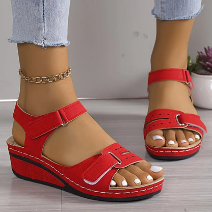 2025 Women Sandals Summer Shoes Open Toe Shoes Woman Plus Size Women Shoe Wedge Sandals Women Ladies Party Female Footwear