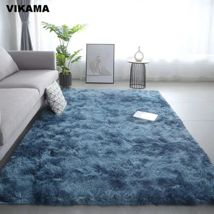 VIKAMA Modern Minimalist Luxury Living/Bed Room Carpet Silk wool Sofa Coffee Table Bedroom Bedside Non-slip Easy-to-clean Carpet