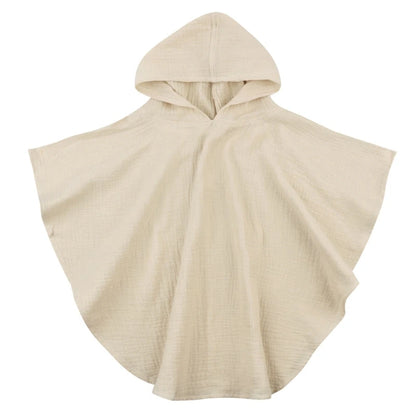 Soft Cotton Baby Hooded Towel Bath Towel for Boys Girls Bathrobe Sleepwear Children's Clothing Floral/Solid Color Infant ponchos