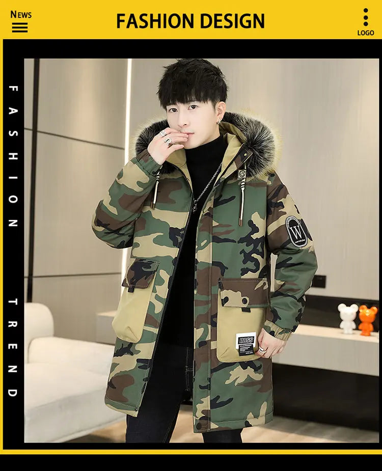 Thick Fleece Hooded Parka - Trendy Winter Jacket