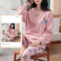 Spring Autumn Big Size 5XL Women Polyester Pajamas Plaid Sleepwear Long-sleeved Homewear Sets Womens Simple Loose Casual Pijamas