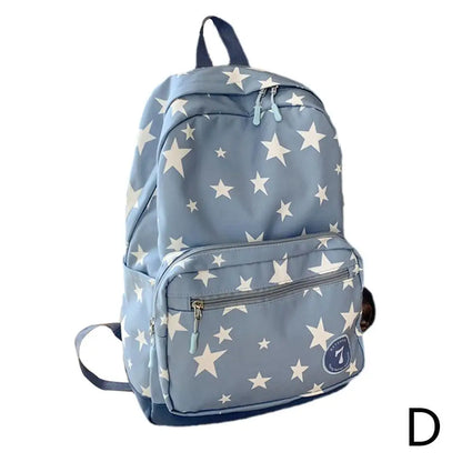 Star Backpack For Women Men, 17 Inch Star Laptop Backpack College Bag Cute Travel Backpack Student Back To School Casual Bo U1E8