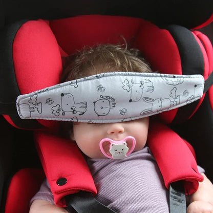 Baby Head Fixation Belt Car Seat Head Support Pushcart Fixation Belt Adjustable Sleep Positioner Baby Safety Pillow