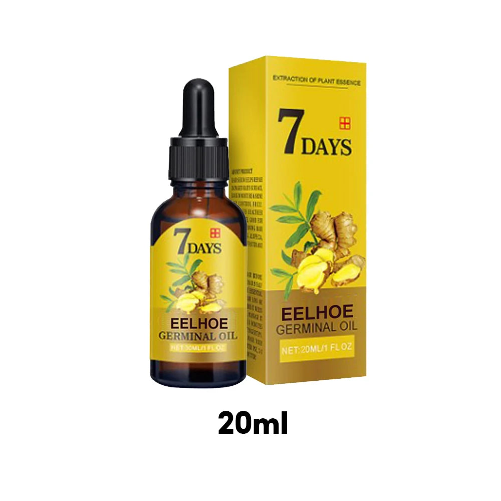 EELHOE Ginger Hair Growth Oil Natural Essentail Anti-Hair Loss Treatment Hair Hydrating Growth Nutrient Solution Care Products