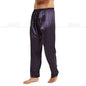 Mens Silk Satin Pajamas Pyjamas Pants Lounge Pants  Sleep Bottoms Free p&p S M L XL 2XL 3XL 4XL Plus