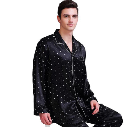 Mens Silk Satin Pajamas Set   Pyjamas  Set   PJS  Sleepwear Set   Loungewear U.S,S,M,L,XL,XXL,3XL , 4XL