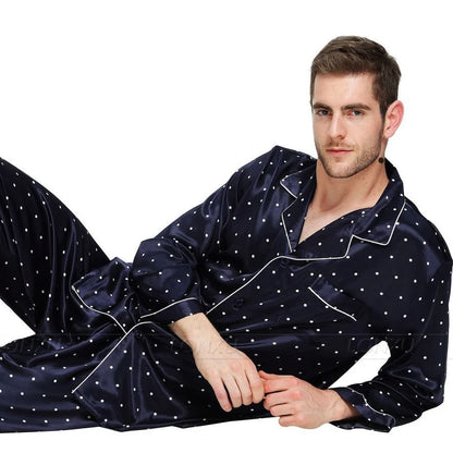 Mens Silk Satin Pajamas Set   Pyjamas  Set   PJS  Sleepwear Set   Loungewear U.S,S,M,L,XL,XXL,3XL , 4XL