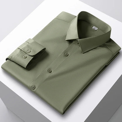 Men's Non-Iron Silk Slim Fit Shirt