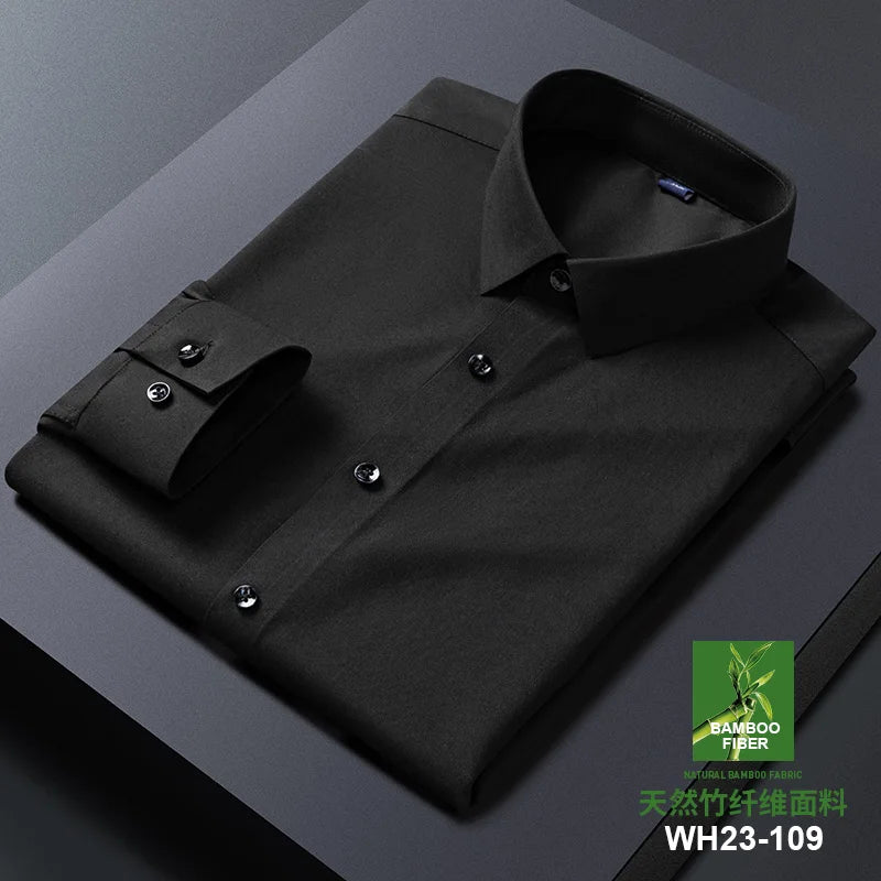 Men's Anti-Wrinkle Slim Fit Dress Shirt