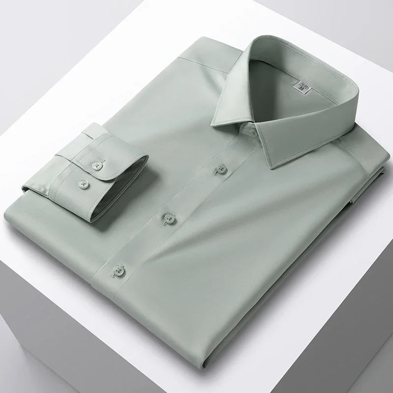 Men's Non-Iron Silk Slim Fit Shirt