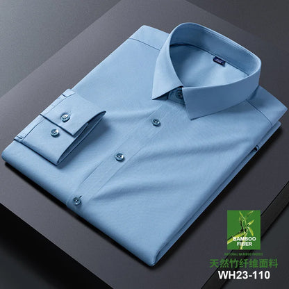 Men's Anti-Wrinkle Slim Fit Dress Shirt