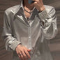 Men's Shiny Versatile Long-Sleeve Shirt