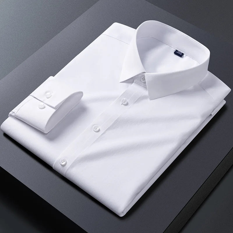 Men's Anti-Wrinkle Slim Fit Dress Shirt