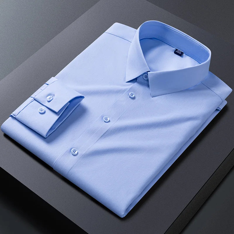 Men's Anti-Wrinkle Slim Fit Dress Shirt