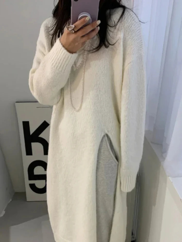 Winter Women Knitted Dress