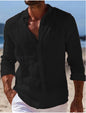 Spring/Summer Men's Long-Sleeved Casual Shirt