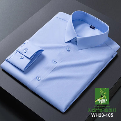 Men's Anti-Wrinkle Slim Fit Dress Shirt